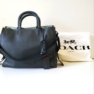 Rare Coach rogue 30 ivy green